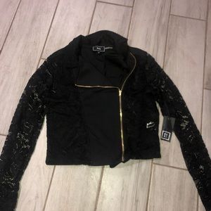 Lace blazer